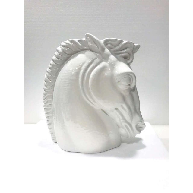 Mid-Century Modern Italian Mid-Century Modern Ceramic Horse Sculpture For Sale - Image 3 of 11