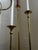 Mid-Century Modern Vintage Brass, Bombay Company, Tall Floor Candle Holders For Sale - Image 3 of 8