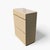 An elegant Lane tallboy dresser, showcasing a sophisticated beige lacquered finish with a contrasting wooden base,...