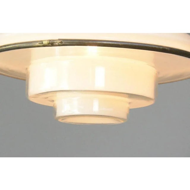 Metal Glass Sistrah P4 Pendant Light from Otto Muller, 1930s For Sale - Image 7 of 10