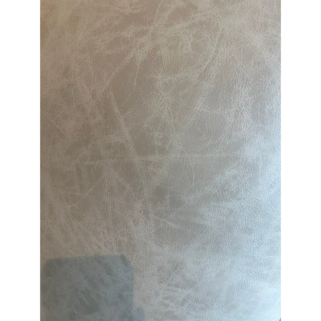 Norwalk Stephanie Swivel Reclining Chair in Light Gray Leather For Sale - Image 4 of 6