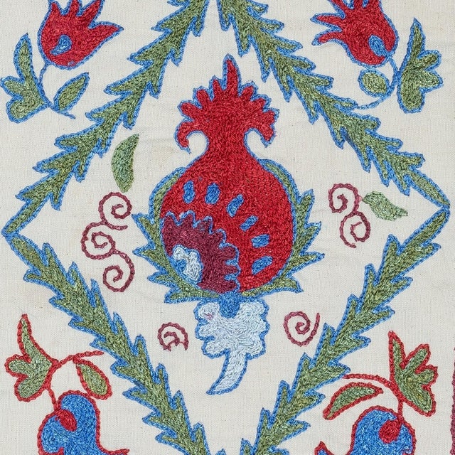 New Hand-Embroidered 100% Cotton Cushion Cover – Authentic Uzbek Textile Art Bring a touch of Central Asian heritage to...