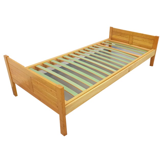 Vintage Les Arcs Bed in Ash, 1960s For Sale