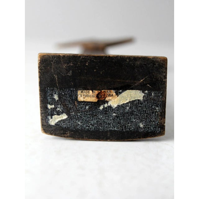 Brown Vintage Wood Souvenir Totem Pole For Sale - Image 8 of 10