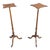 Pair of Beacon Hill Collection Mahogany Pedestal Plant Stands For Sale