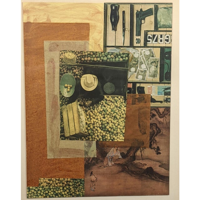 Attributed to Norma Spitzbart | Mid-Century Modern Mixed-Media Collage | Nyu & American University Provenance | C. 1965–1968 For Sale - Image 9 of 17