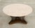 Midcentury Round Marble Top Pedestal Cocktail Table For Sale - Image 10 of 16