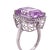 14ct White Gold Kunzite & Diamond Cocktail Ring 26.6ct For Sale - Image 6 of 8