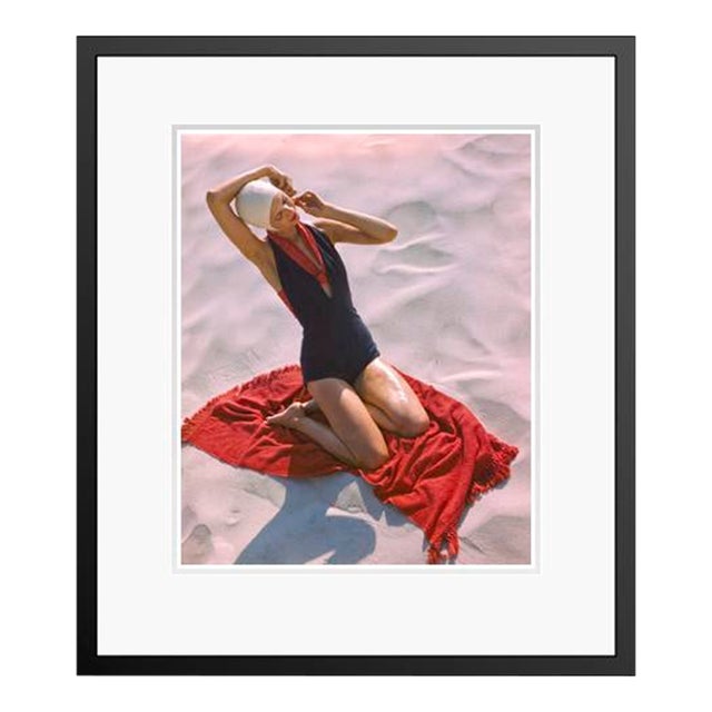 Girl on the Beach by Toni Frissell Framed C Print For Sale
