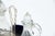 Cruet with Silver Structure, Set of 3, in Good conditions. Designed 1920 to 1949