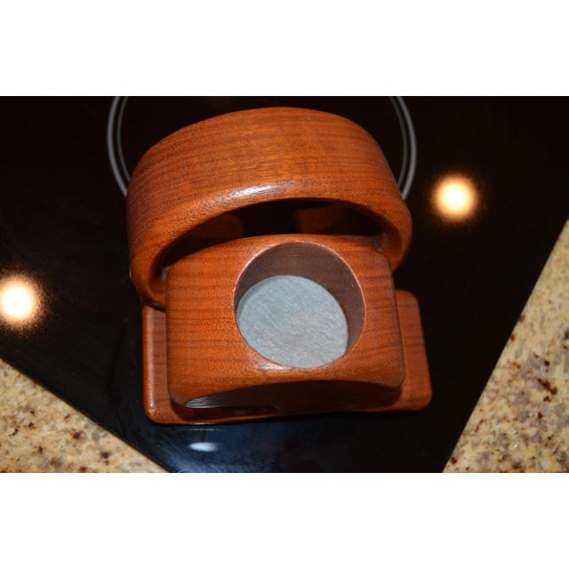 Vintage Richard Rothbard Sugarloaf NY Wood Boxology Trinket Box "Mushroom Shaped" Solid wood Signed piece