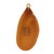 Finely detailed large Leo agate medallion pendant crafted in 14k yellow gold (circa 1970s). A large slice of freeform cut...