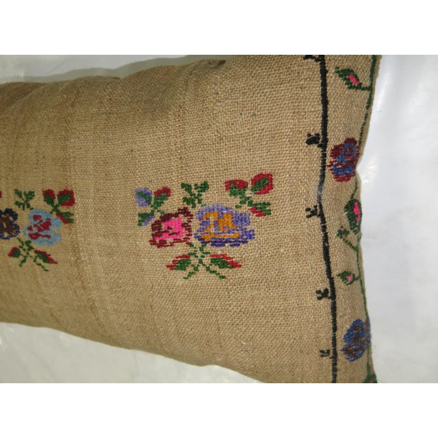 Early 21st Century Floral Souf Turkish Pillow For Sale - Image 5 of 6