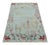 2010s Rug & Kilim’s Chinese Art Deco Style Rug, Sky Blue With Colorful Floral Patterns For Sale - Image 5 of 7