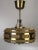Gold Space Age Design Bubble Brass Glass Hanging Ball Lamp For Sale - Image 8 of 8