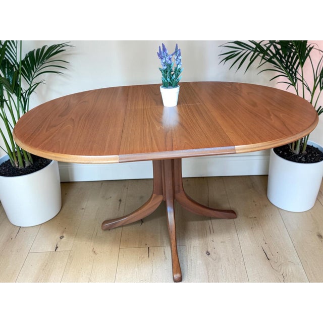 Mid-Century Teak Extending Dining Table and Chairs, 1970s, Set of 5 For Sale - Image 10 of 18