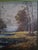 Italian Mid-20th Century Italian River Landscape Oil Painting Signed Berti For Sale - Image 3 of 8