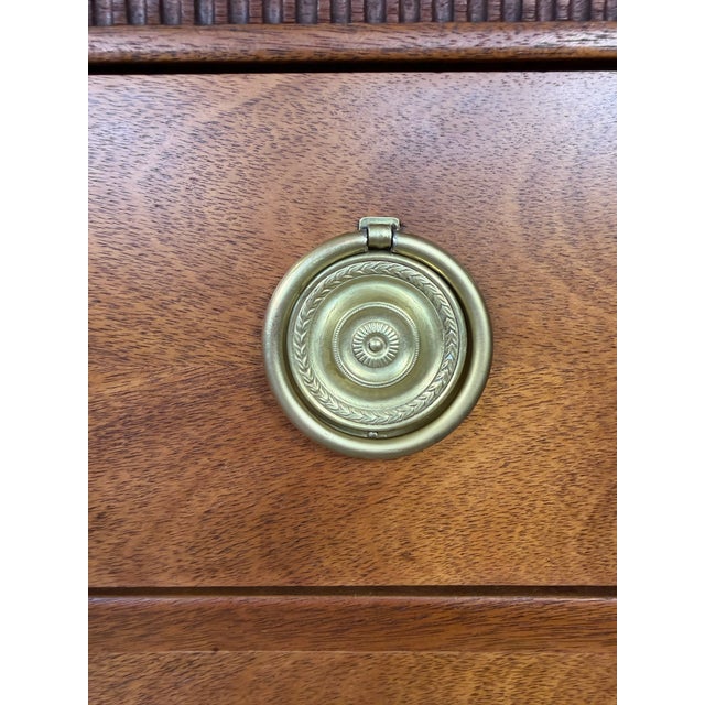 1950s 1950s Refinished Walnut Dresser by Stanley For Sale - Image 5 of 15