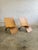 Brown Pair Scandinavian Modern Jens Nielson "Laminex" Chairs by Westnofa For Sale - Image 8 of 9