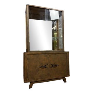 Art Deco Bookcase in Lacquered Wood, 1930s For Sale