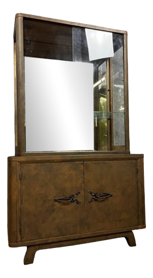 Art Deco Bookcase in Lacquered Wood, 1930s