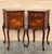 Louis XV Style Walnut Nightstands with Marble Top, 1930s, Set of 2 For Sale - Image 18 of 18