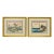 "Tōkaidō Road Series" by Andō Hiroshige Japanese Woodblock Prints a Pair For Sale