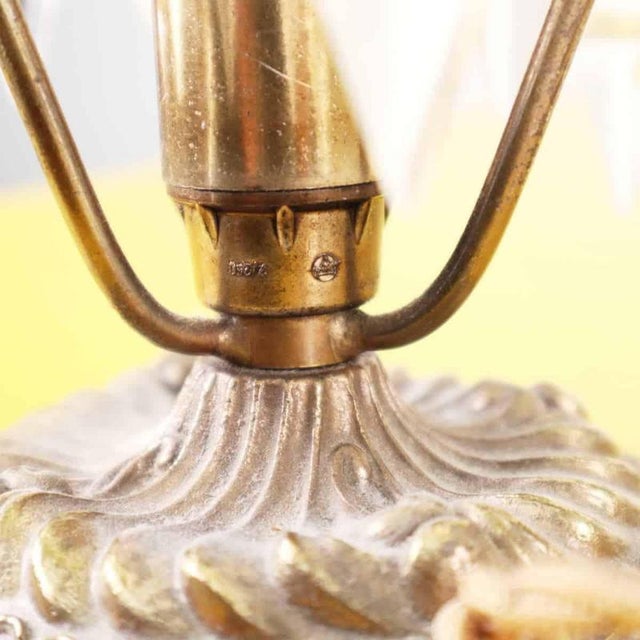 Metal and Glass Lampshade For Sale - Image 9 of 13