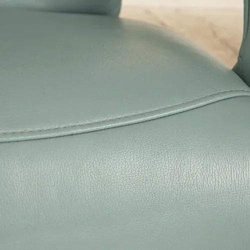 Easyswing Leather Armchair in Blue, Grey & Turquoise from Himolla For Sale - Image 4 of 10