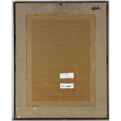 Modern Erhard Klepper, Noble Woman, 1948, Mixed Media on Paper For Sale - Image 3 of 4