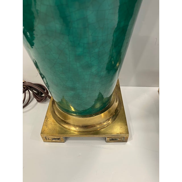 1980s Overscale Midcentury Lamps - a Pair For Sale In Boston - Image 6 of 11