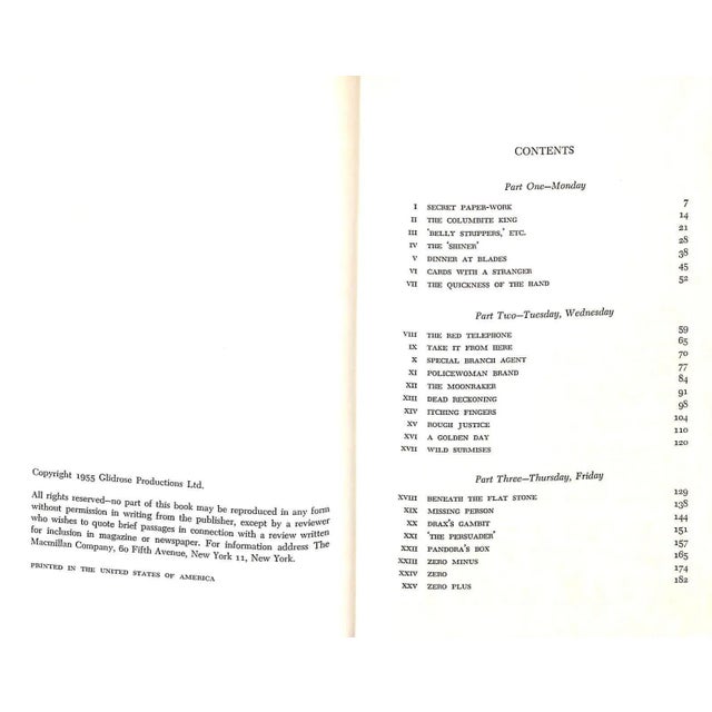 Traditional "Moonraker" 1966 Fleming, Ian For Sale - Image 3 of 5