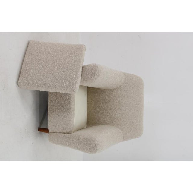 Armchair in Boucle Fabric, 1970s For Sale - Image 10 of 12