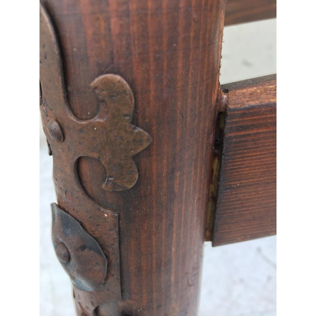 Wooden Barstool, 1970s For Sale - Image 10 of 17