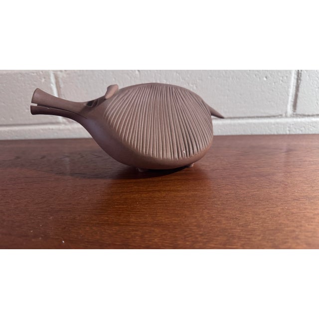 Mid-Century Modern Robert Maxwell Beastie Critter MCM Ceramic 1960’s Signed Sculpture For Sale - Image 3 of 8