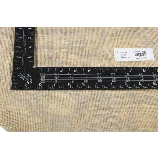 Vintage Modern Damask Rug, 8'3 X 9'7 For Sale In Dallas - Image 6 of 10