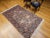 Vintage Persian Kerman Lavar Area Rug, Handwoven All-Over Floral Pattern, Ivory & Blue, 4’ X 7’ For Sale - Image 9 of 12