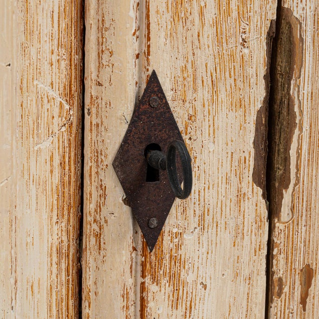 19th Century French Wood Patinated Cabinet For Sale - Image 4 of 12