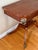 Brown Antique Flip Top Convertible Console to Game Table For Sale - Image 8 of 13