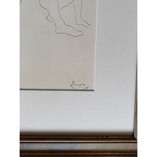 1920s Pablo Picasso Four Ballet Dancers Signed Original Print For Sale - Image 5 of 6