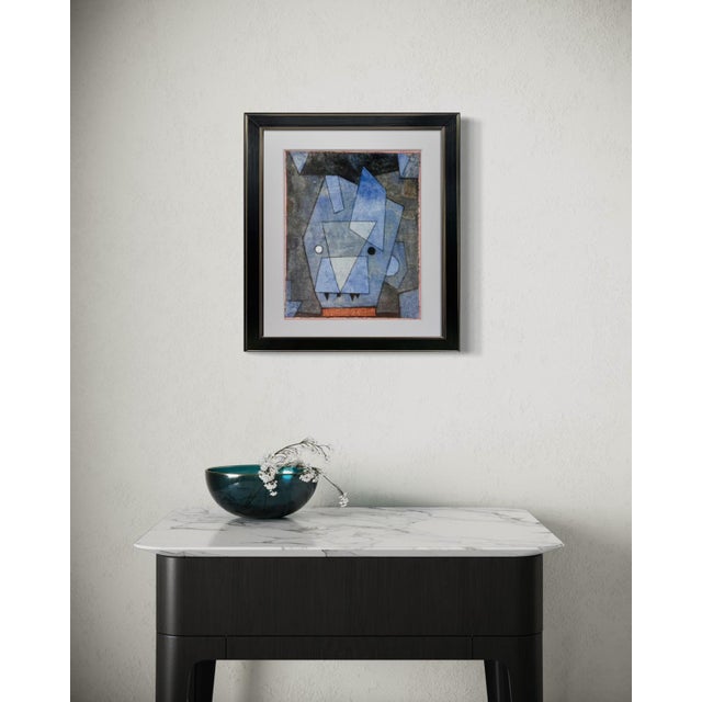 Paul Klee Paul Klee Limited Edition Lithograph "Little Blue Devil" ~Rare Find For Sale - Image 4 of 4
