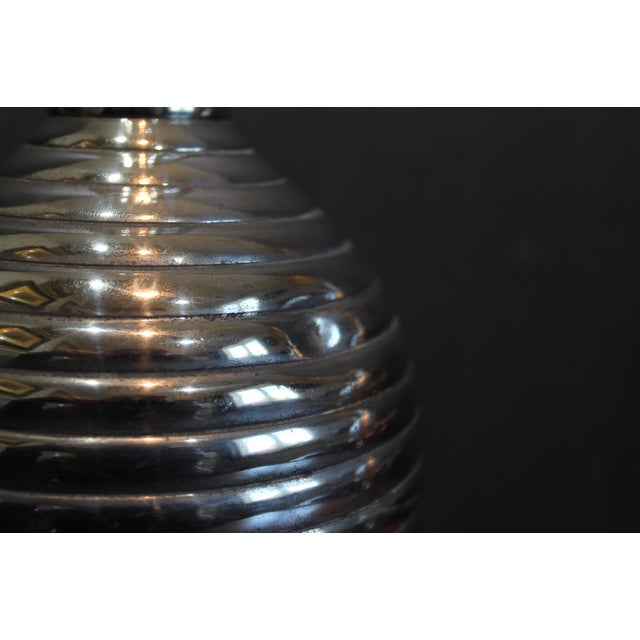 Silver Italian Art Deco Silver-Plated Decanters from Calegaro, 1920s, Set of 5 For Sale - Image 8 of 15
