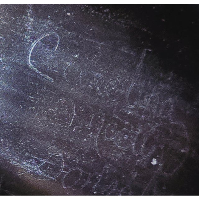 Mid 20th Century Mata Ortiz Blackware Fish Vase by Carolina – Etched Geometric Motifs For Sale - Image 9 of 10