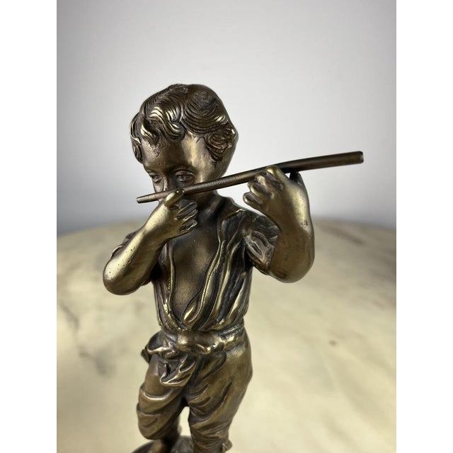 Italian Bronze Figurine, 1970s For Sale - Image 9 of 14