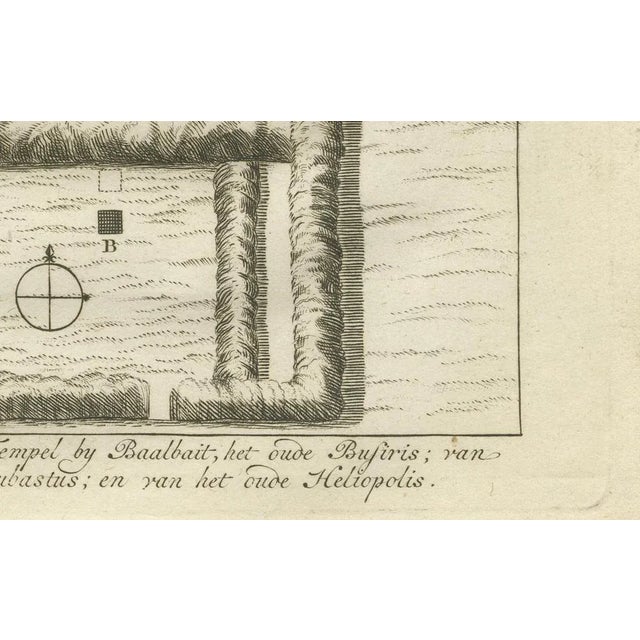 Title: Temple and Ruins Plans Egypt Baalbait Bubastus Heliopolis 1776 : This original engraving from 1776 illustrates...