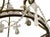 Metal Mid 20th Century Gold Leaf Wrought Iron Rock Crystal & Citrine Fruit Chandelier For Sale - Image 7 of 9