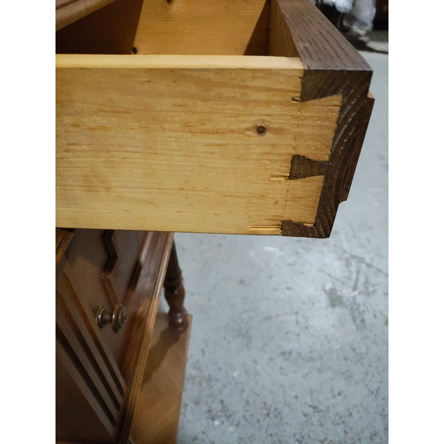 Pair of 19th Century French Louis XVI Marble-Top Chevet Bedside Cabinets, Circa 1880 For Sale - Image 14 of 18