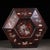 Chinese Zitan Wood Hexagonal Box Inlaid With Mother-of-Pearl For Sale - Image 3 of 10