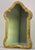 Gracefully curved Italian giltwood arched mirror, circa 1930-35. The shapely carved frame displays an excellent patina...