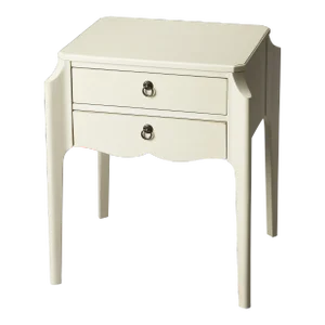 Wilshire End Table, White